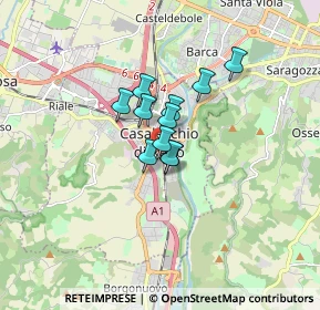 Mappa Via V. Sandri, 40033 Casalecchio di Reno BO, Italia (0.93545)