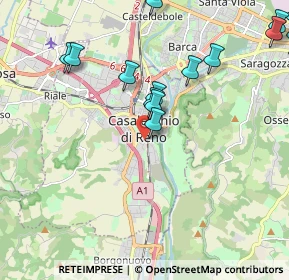 Mappa Via V. Sandri, 40033 Casalecchio di Reno BO, Italia (2.91389)