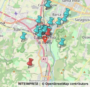 Mappa Via V. Sandri, 40033 Casalecchio di Reno BO, Italia (1.481)
