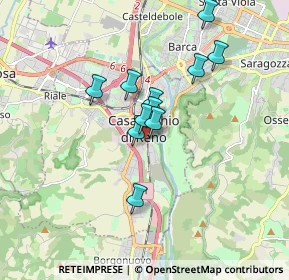 Mappa Via V. Sandri, 40033 Casalecchio di Reno BO, Italia (1.32364)