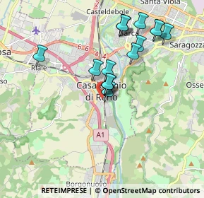 Mappa Via V. Sandri, 40033 Casalecchio di Reno BO, Italia (1.74125)