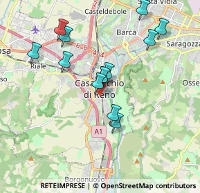 Mappa Via V. Sandri, 40033 Casalecchio di Reno BO, Italia (1.78462)