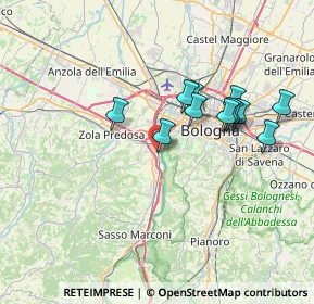 Mappa Via V. Sandri, 40033 Casalecchio di Reno BO, Italia (6.525)