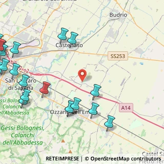 Mappa Via Ca' Fornacetta, 40064 Ozzano dell'Emilia BO, Italia (6.4)