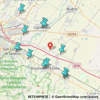 Mappa Via Ca' Fornacetta, 40064 Ozzano dell'Emilia BO, Italia (4.68545)