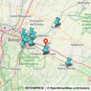 Mappa Via Ca' Fornacetta, 40064 Ozzano dell'Emilia BO, Italia (7.43278)