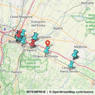 Mappa Via Ca' Fornacetta, 40064 Ozzano dell'Emilia BO, Italia (9.587)