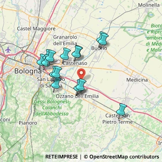 Mappa Via Ca' Fornacetta, 40064 Ozzano dell'Emilia BO, Italia (6.49938)