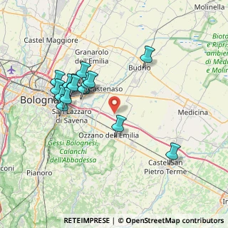 Mappa Via Ca' Fornacetta, 40064 Ozzano dell'Emilia BO, Italia (7.51533)