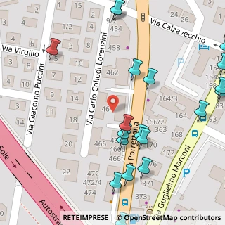Mappa Via Collodi, 40033 Casalecchio di Reno BO, Italia (0.07727)