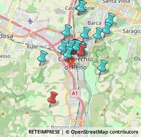 Mappa Via Collodi, 40033 Casalecchio di Reno BO, Italia (1.494)