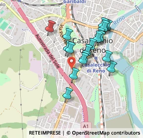 Mappa Via Collodi, 40033 Casalecchio di Reno BO, Italia (0.3985)