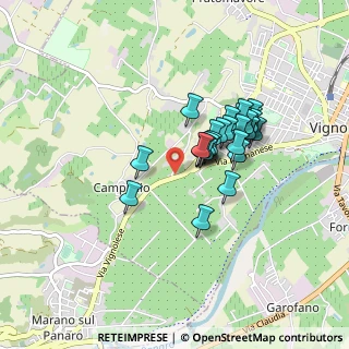 Mappa Via Circonvallazione Est, 41058 Vignola MO, Italia (0.68462)