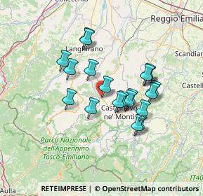 Mappa Via sole sotto, 42020 Vetto RE, Italia (11.6545)