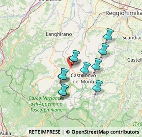 Mappa Via sole sotto, 42020 Vetto RE, Italia (10.40455)