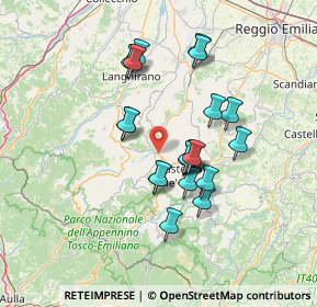 Mappa Via sole sotto, 42020 Vetto RE, Italia (12.0425)