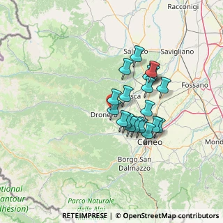 Mappa Via Giuseppe Cavallera, 12020 Villar San Costanzo CN, Italia (10.9105)