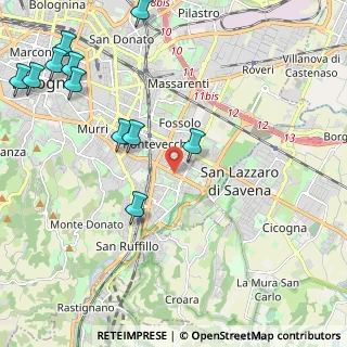 Mappa Via degli Ortolani, 40139 Bologna BO, Italia (2.87727)