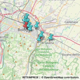 Mappa Via degli Ortolani, 40139 Bologna BO, Italia (3.26385)