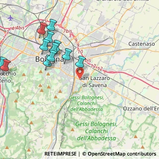 Mappa Via degli Ortolani, 40139 Bologna BO, Italia (4.82667)