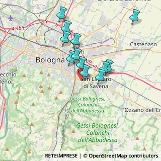 Mappa Via degli Ortolani, 40139 Bologna BO, Italia (3.29333)
