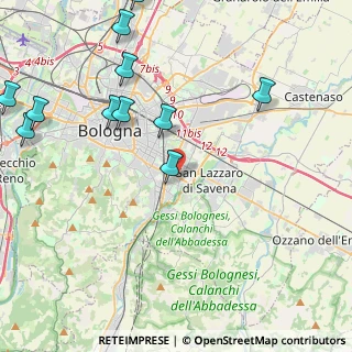 Mappa Via degli Ortolani, 40139 Bologna BO, Italia (5.51545)