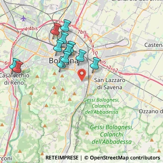 Mappa Via la Castiglia, 40137 Bologna BO, Italia (3.955)