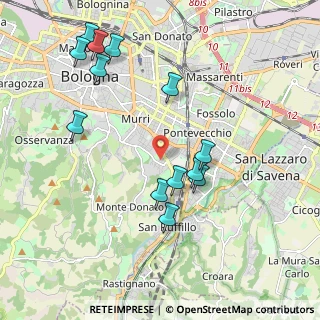 Mappa Via la Castiglia, 40137 Bologna BO, Italia (2.14462)