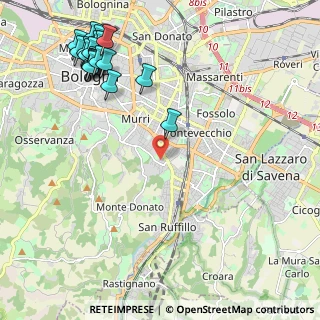 Mappa Via la Castiglia, 40137 Bologna BO, Italia (2.907)