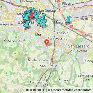 Mappa Via la Castiglia, 40137 Bologna BO, Italia (2.7165)
