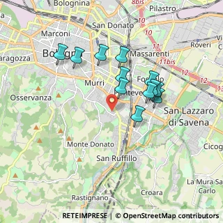 Mappa Via la Castiglia, 40137 Bologna BO, Italia (1.5775)