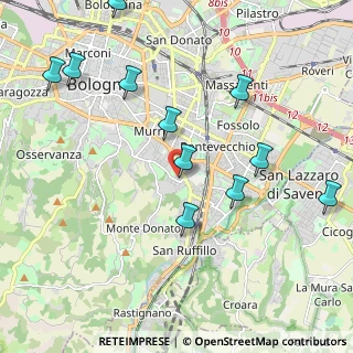 Mappa Via la Castiglia, 40137 Bologna BO, Italia (2.34)