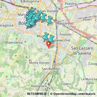 Mappa Via la Castiglia, 40137 Bologna BO, Italia (2.5765)