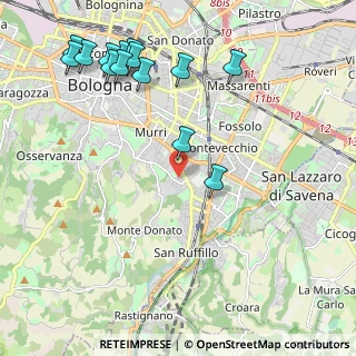 Mappa Via la Castiglia, 40137 Bologna BO, Italia (2.61071)