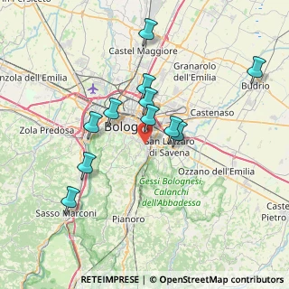 Mappa Via la Castiglia, 40137 Bologna BO, Italia (6.90364)