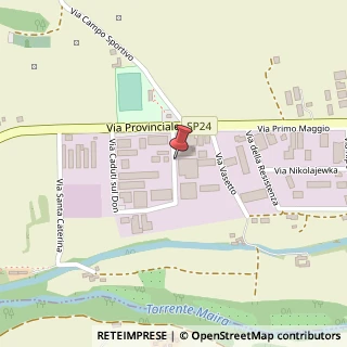 Mappa Via Caduti sul Don, 12, 12020 Villar San Costanzo, Cuneo (Piemonte)