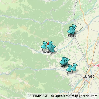 Mappa Via Costassa, 12020 Villar San Costanzo CN, Italia (6.852)