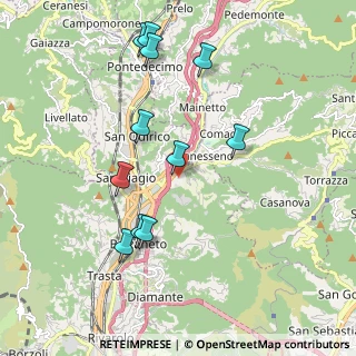 Mappa Via Sardorella, 16162 Genova GE, Italia (2.04091)