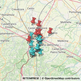 Mappa Via Gaetano Tacconi, 40139 Bologna BO, Italia (10.09)