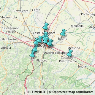 Mappa Via Gaetano Tacconi, 40139 Bologna BO, Italia (8.1425)
