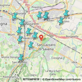 Mappa Via Gaetano Tacconi, 40139 Bologna BO, Italia (2.39231)
