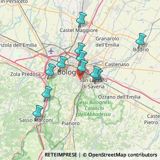 Mappa Via Beniamino Gigli, 40137 Bologna BO, Italia (6.77636)