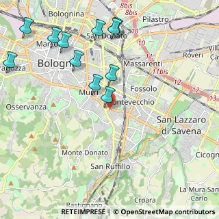 Mappa Via Beniamino Gigli, 40137 Bologna BO, Italia (2.49818)