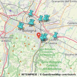 Mappa Via Beniamino Gigli, 40137 Bologna BO, Italia (3.28167)