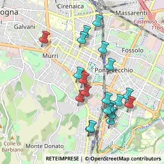 Mappa Via Beniamino Gigli, 40137 Bologna BO, Italia (1.03)