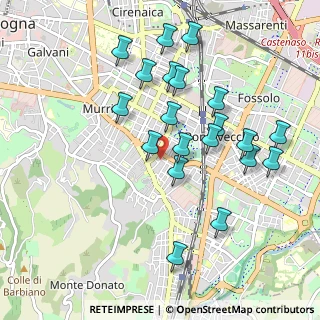 Mappa Via Beniamino Gigli, 40137 Bologna BO, Italia (0.977)