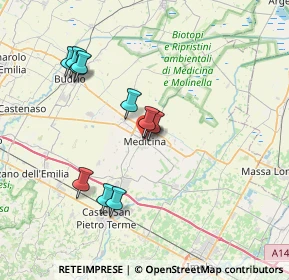 Mappa Piazza Garibaldi, 40059 Medicina BO, Italia (6.65455)
