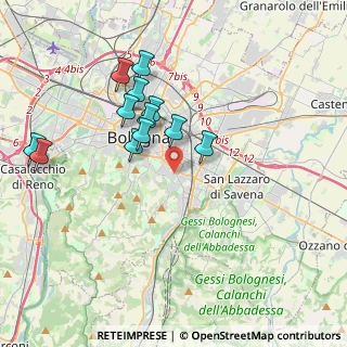 Mappa Via Lodovico Varthema, 40137 Bologna BO, Italia (3.59833)