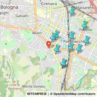 Mappa Via Lodovico Varthema, 40137 Bologna BO, Italia (1.07727)