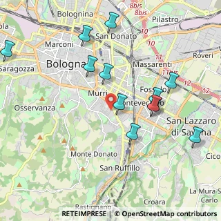 Mappa Via Lodovico Varthema, 40137 Bologna BO, Italia (2.13833)